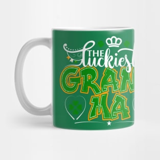 The Luckiest Grandma-Saint Patricks Day Tee Mug